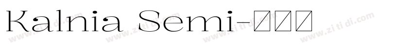 Kalnia Semi字体转换